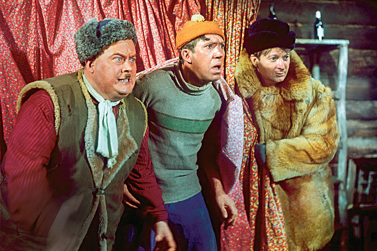 Евгений Моргунов, Юрий Никулин и Георгий Вицин