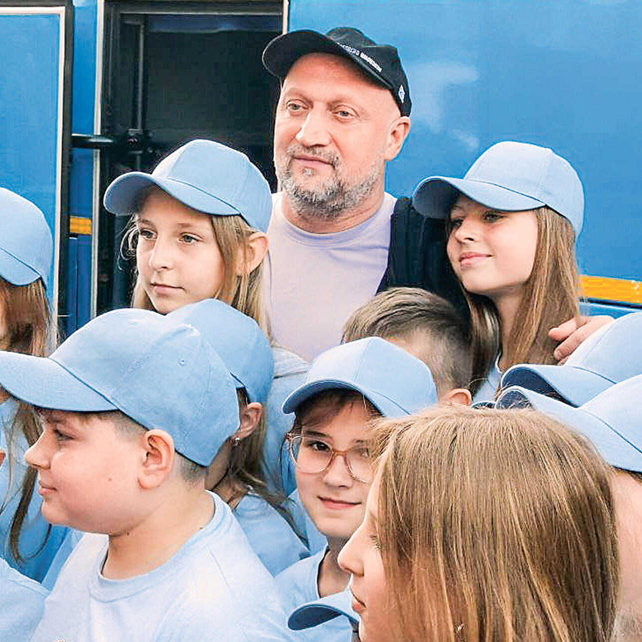 Гоша Куценко с детьми