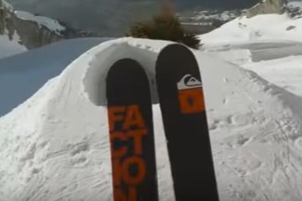 Один день глазами безумного лыжника