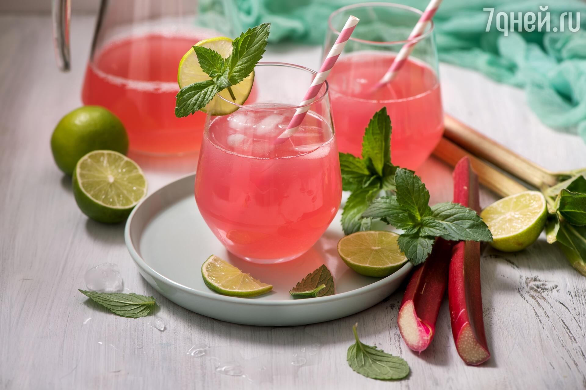 как освежиться в жару? 3 рецепта вкусного лимонада с персиком, из ревеня