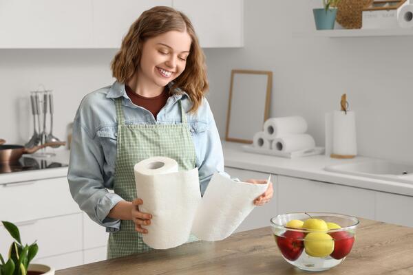 Лайфхак: 5 неожиданных применений бумажных полотенец  