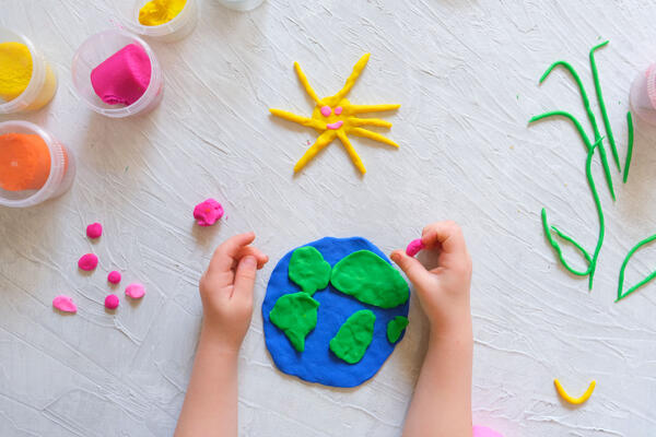 Вместо пластилина