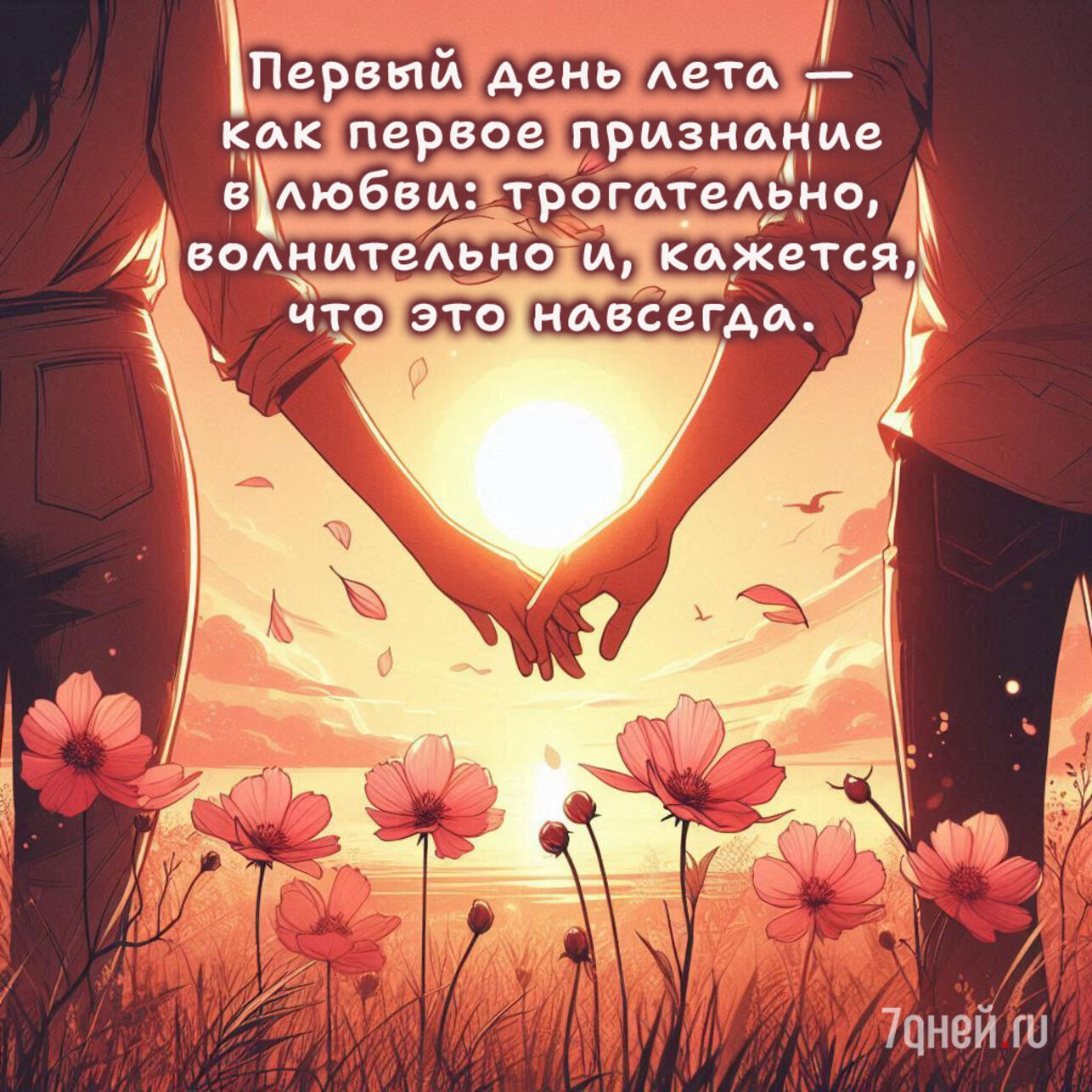 первый день лета, открытки лето, картинки с летом, летние открытки, летнее настроение, летние пожелания, летние цитаты, красивые открытки, 1 июня, лето началось