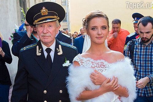Иван и Наталья Краско в день свадьбы