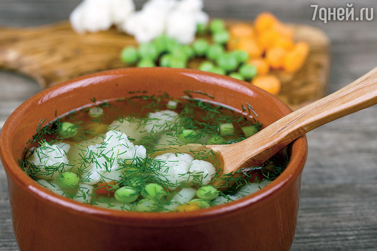 Детский овощной суп, пошаговый рецепт на ккал, фото, ингредиенты - Юлия Высоцкая