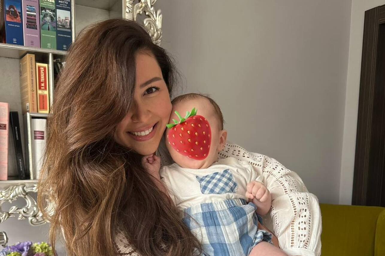 Анна Заворотнюк с сыном