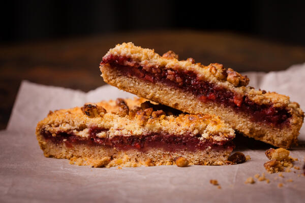 Как приготовить тертый пирог с вареньем 