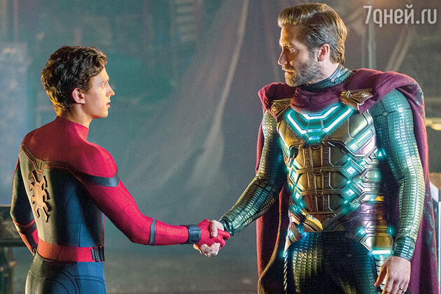 Джейк Джилленхол с Томом Холландом