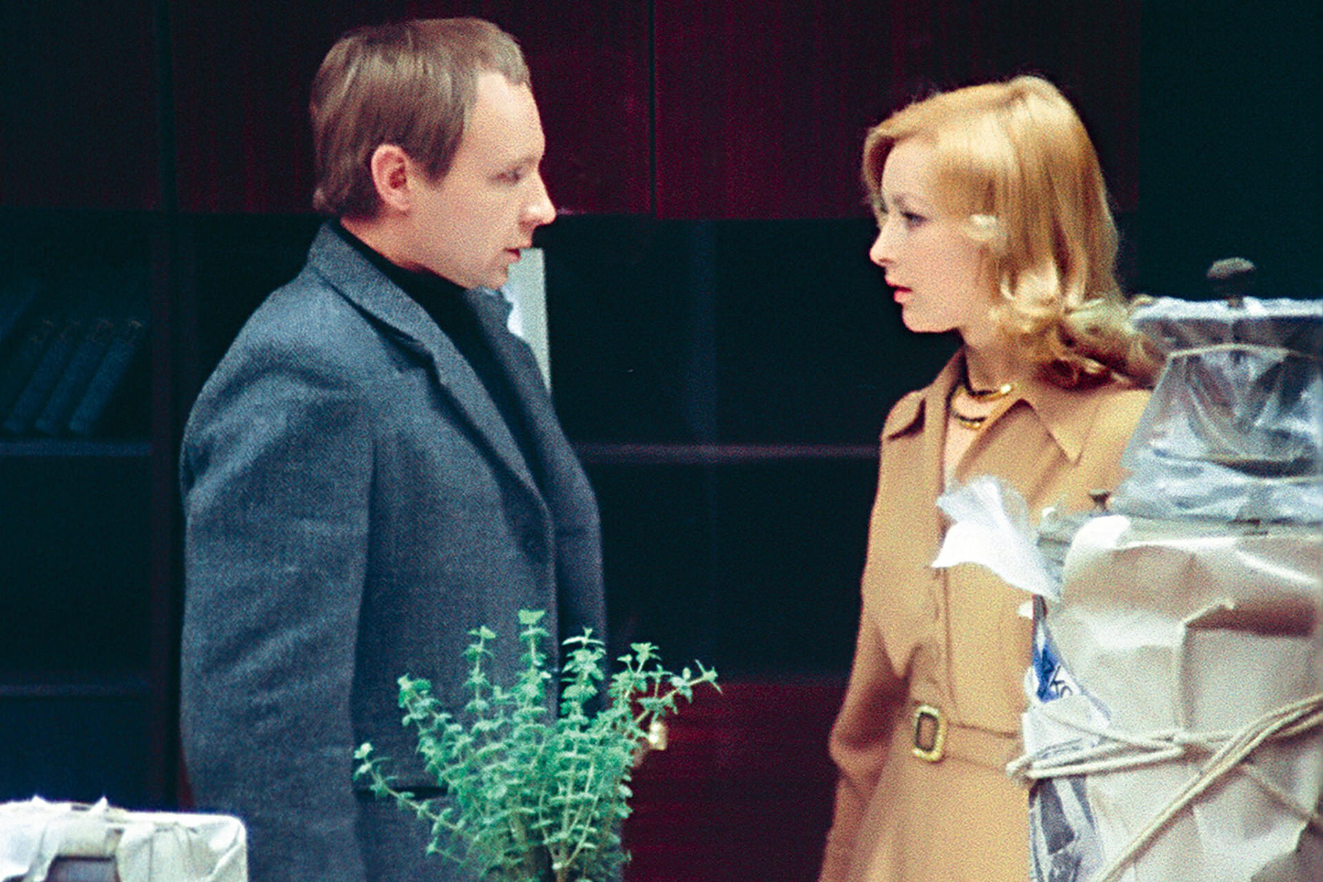 Андрей Мягков и Барбара Брыльска