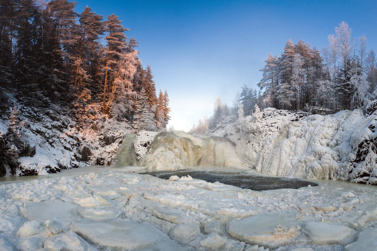 Водопад Кивач, фото