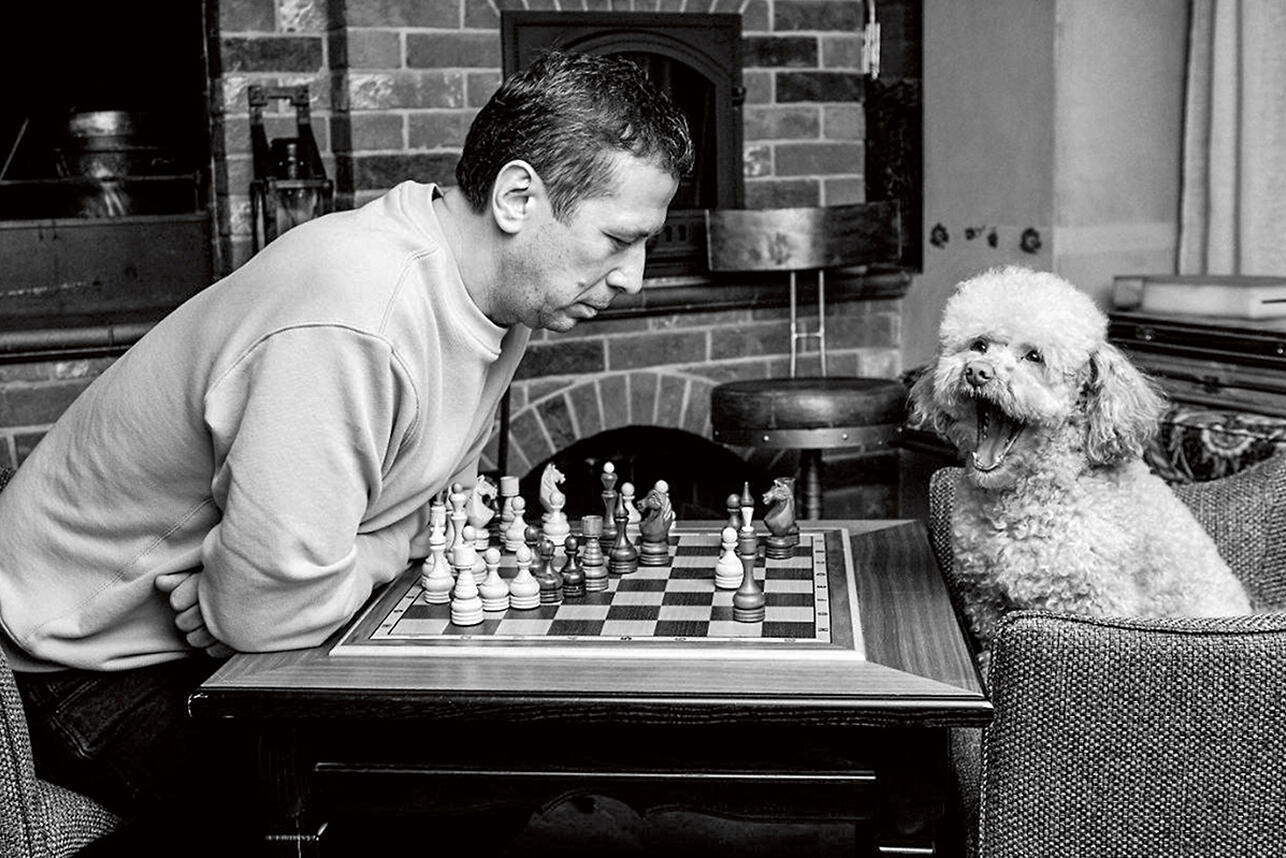 Андрей Мерзликин с лабропуделем