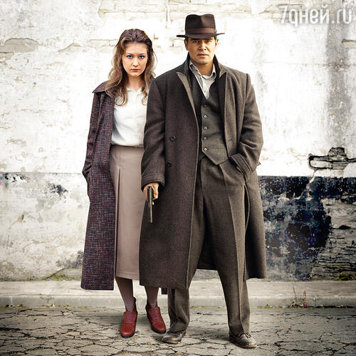 Яна Гладких и Петр Федоров в сериале «Город», 2015 год