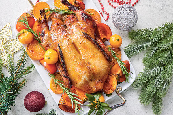 Александр Белькович: запеченная утка с хурмой