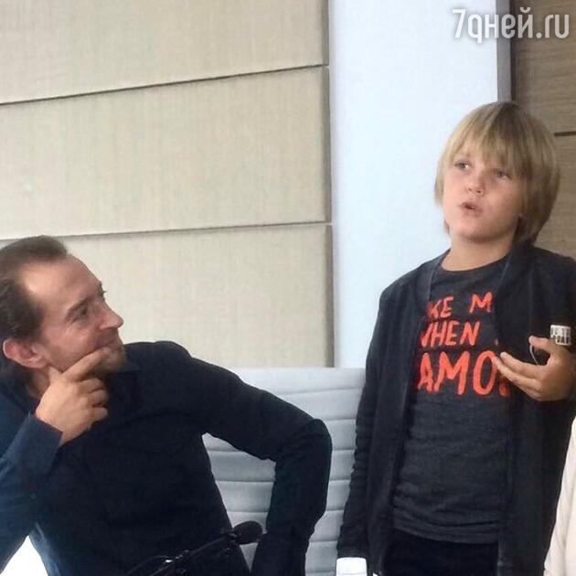 Константин Хабенский с сыном