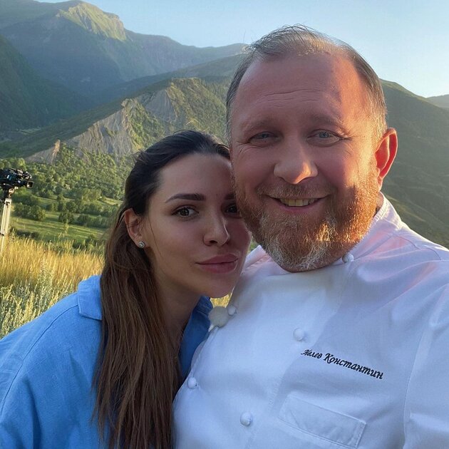 Константин Ивлев с женой