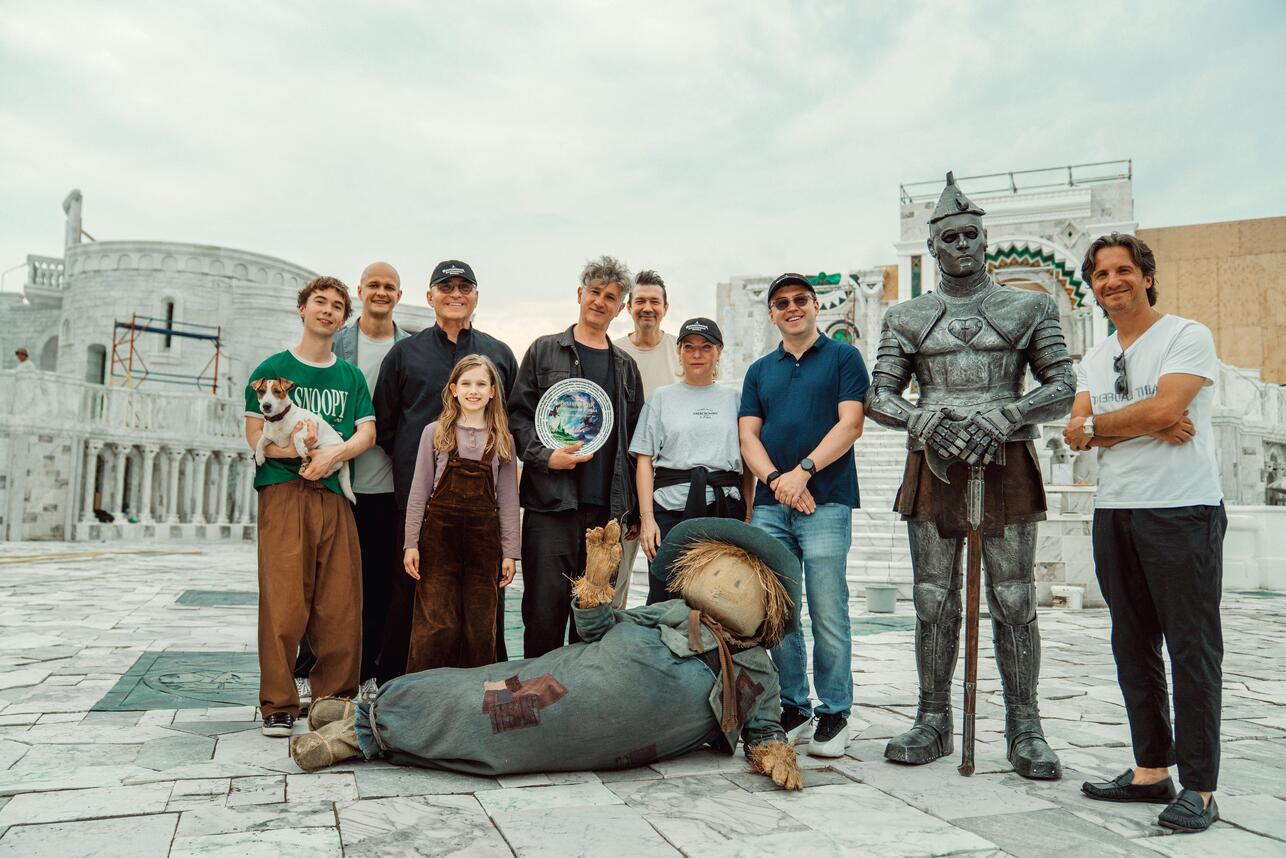 Фото со съемок фильма "Волшебник Изумрудного города. Великий и Ужасный"