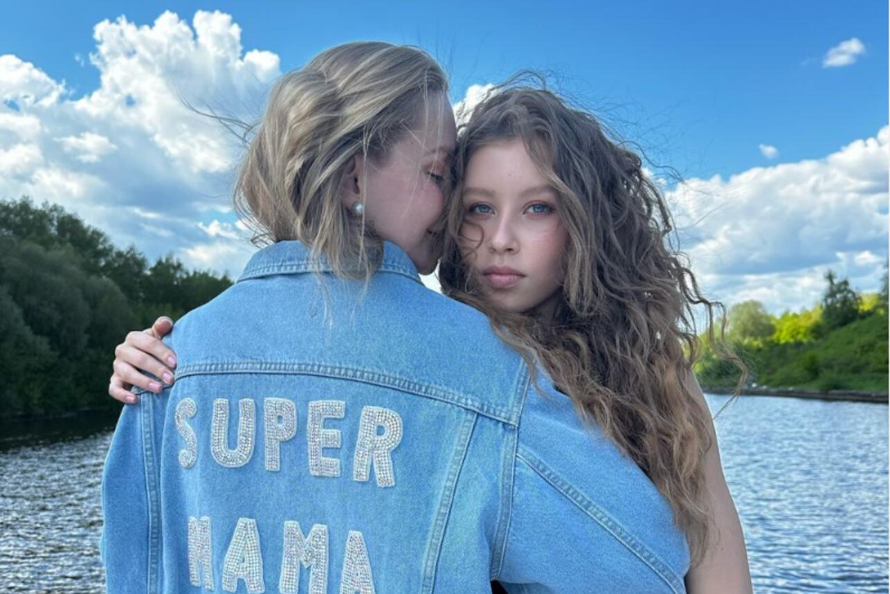 Юлия Пересильд с дочерью Анной