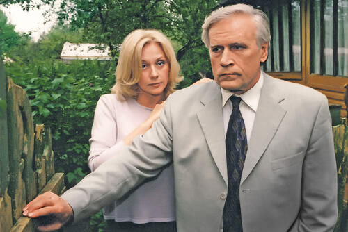 Галина Сазонова и Борис Невзоров в фильме «Сны о пятом времени года», 2003 год