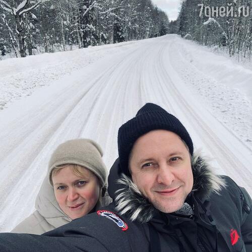 Анна Михалкова с братом Артемом
