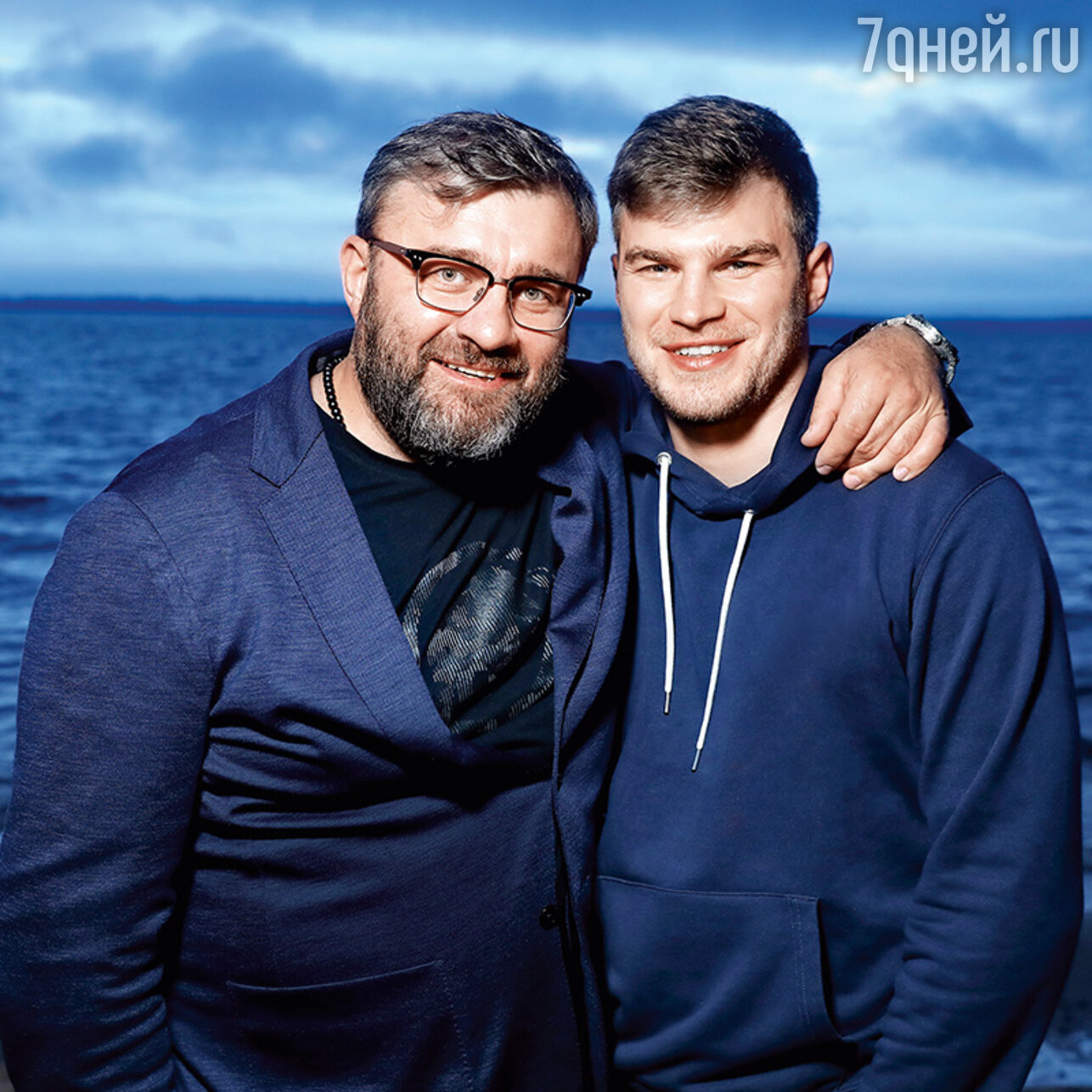 Михаил Пореченков с  сыном Владимиром