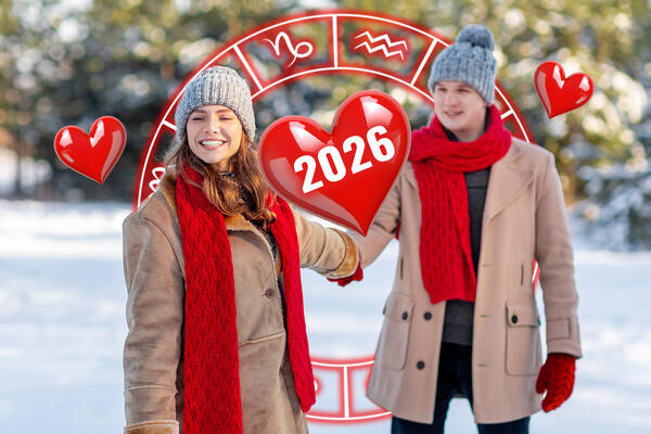 Любовный гороскоп на 2026 год для всех знаков зодиака