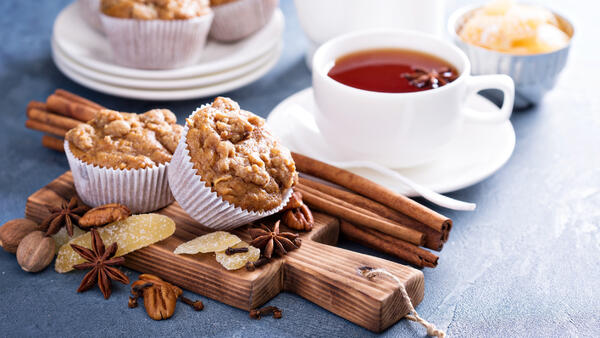 Как приготовить маффины с яблоками 