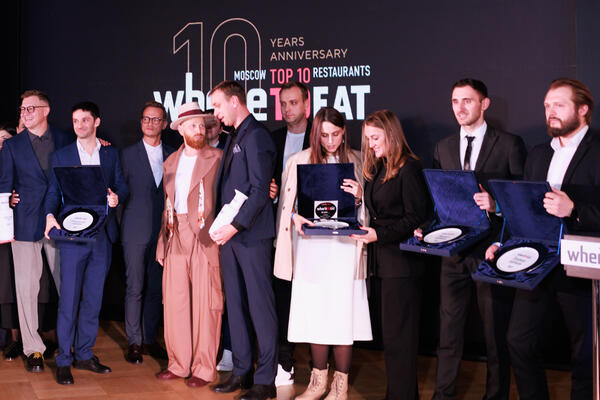 ТОП-10 лучших ресторанов Москвы по версии премии WHERETOEAT 2022