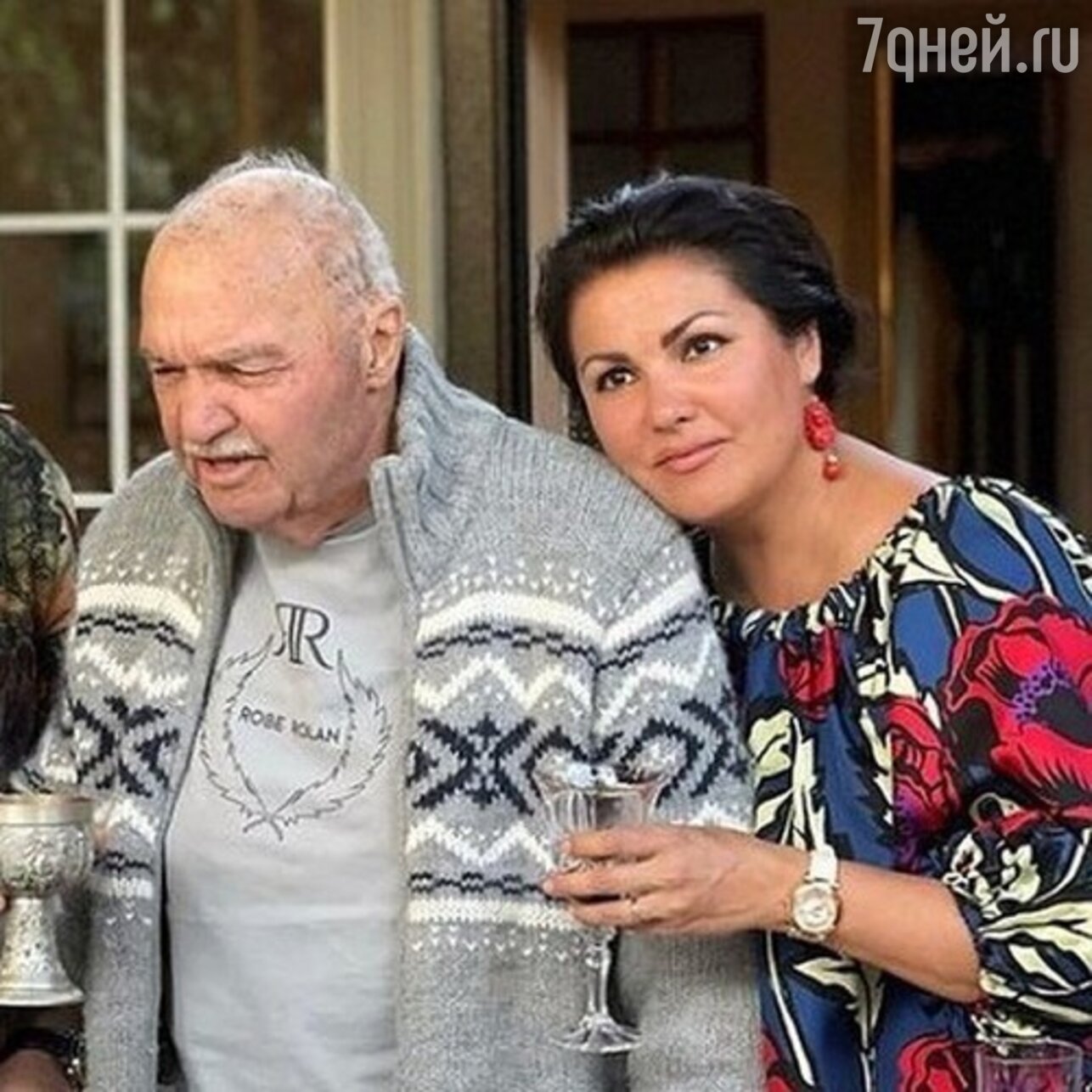 Анна Нетребко с отцом — фото