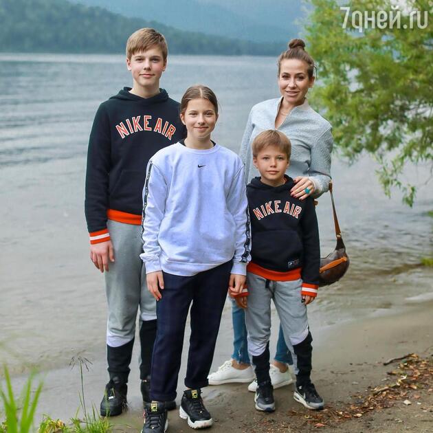 Юлия Барановская всегда проводит отпуск с детьми