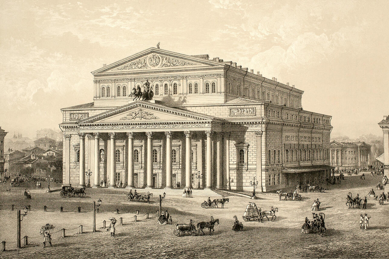 Большой театр, архитектор Кавос