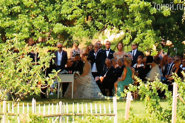 Свадьба Эроса Рамазотти с Марикой Пеллегринелли, 2014 г.