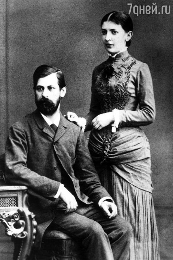 Зигмунд Фрейд с женой