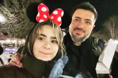 Мурат Налчаджиоглу с дочерью