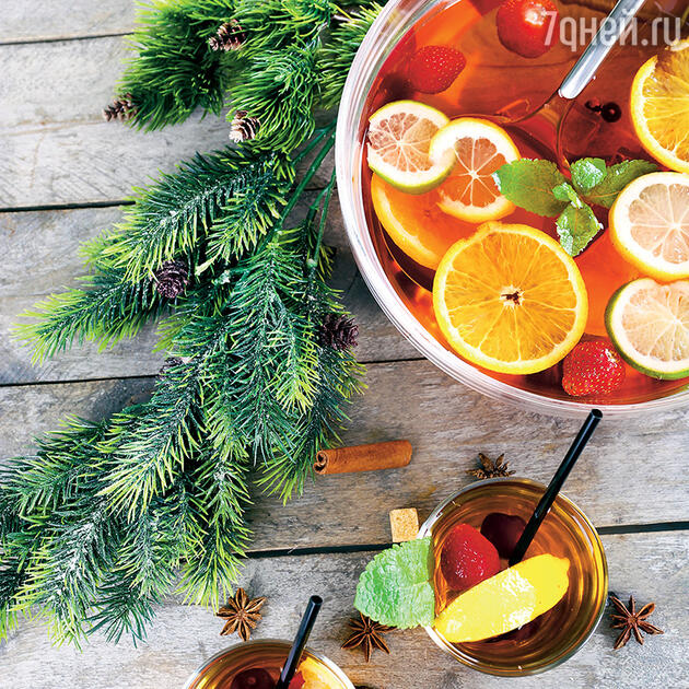 Клубничный пунш. Фото