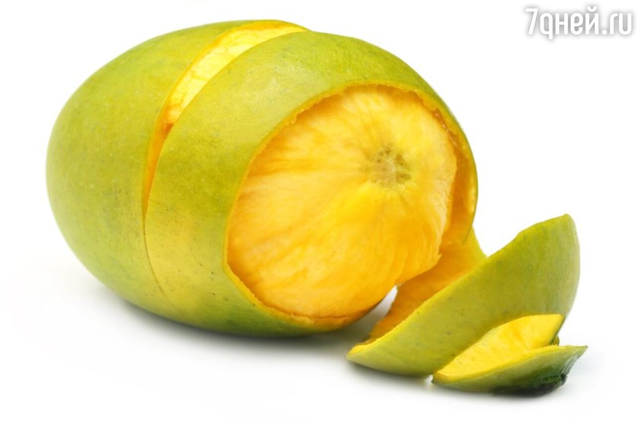 Как очистить манго