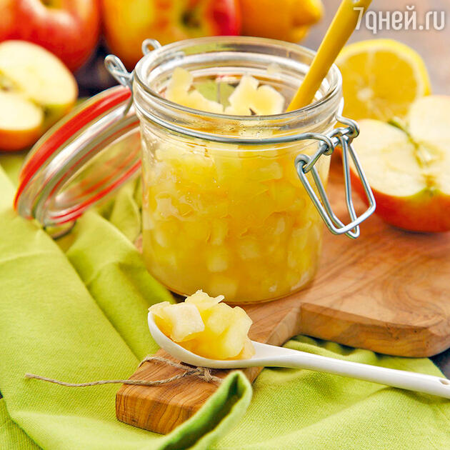 Варенье из яблок и лимона