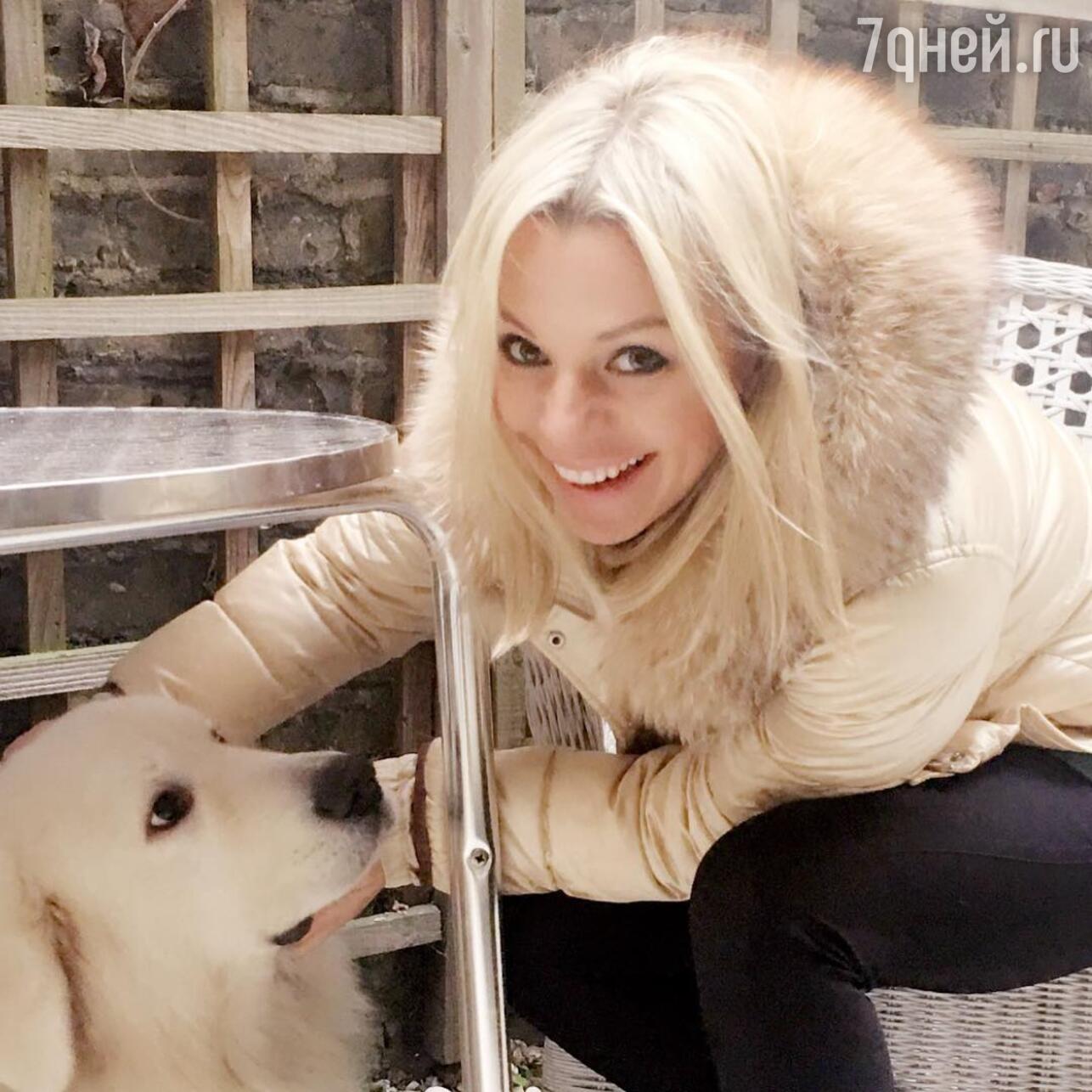 Ирина Салтыкова с собакой фото