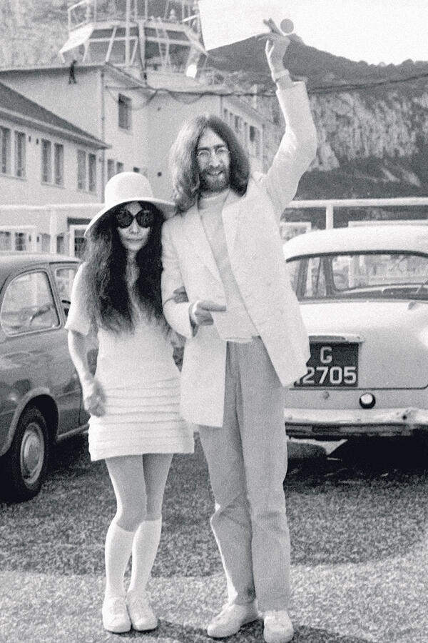 Джон Леннон с Йоко Оно