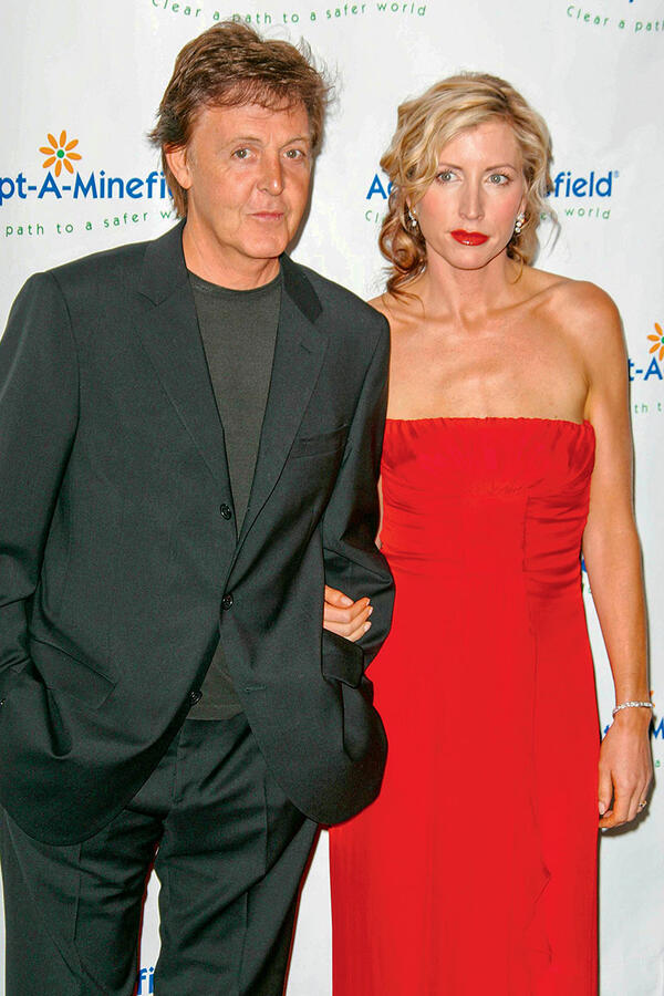 Пол Маккартни с Хизер Миллс