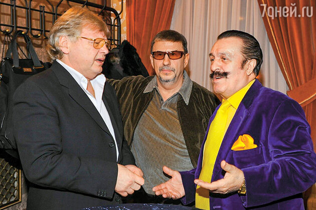 Михаил Звездинский с Юрием Антоновым и Вилли Токаревым