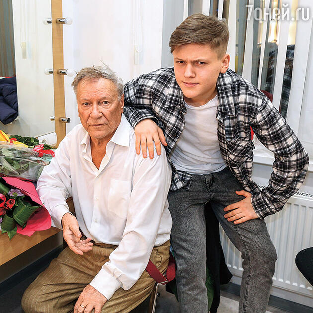 Сергей Шакуров с сыном Маратом