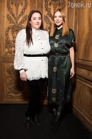 Наталья Подольская и дизайнер Тамам Хумарифф