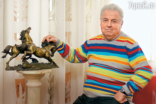 Михаил Танич у себя дома. 2007 г.
