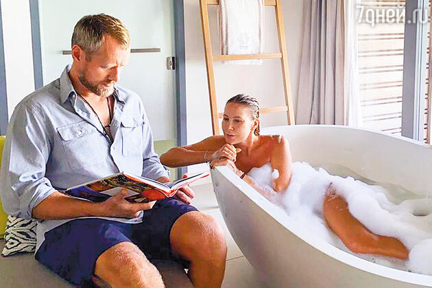 Елена Летучая с мужем