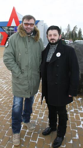 Михаил Галустян и Михаил Пореченков