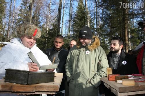 Михаил Галустян, Михаил Пореченков и участники Военно-тактических Игр России