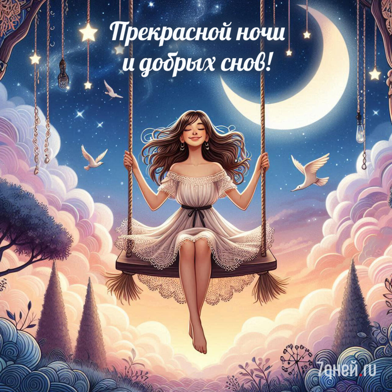 открытки, спокойной ночи для любимых, открытки перед сном, спокойной ночи скачать