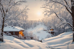 Зимние открытки «С добрым утром»: 15 картинок для уютного начала дня