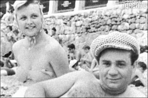 Евгений Леонов с женой Вандой