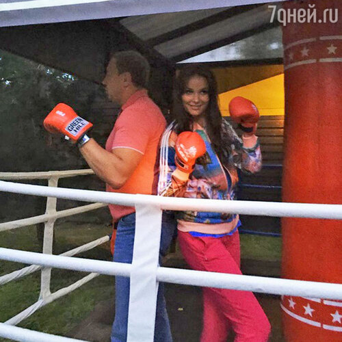 Оксана Федорова с мужем
